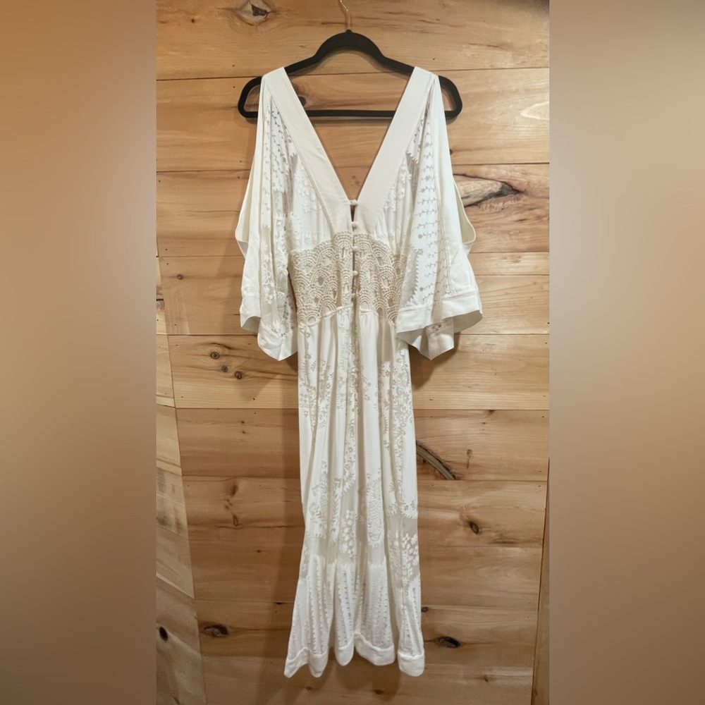 Elegant Off-White Farm Rio Solana Dress Size S - Picture 7 of 16